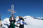 Scialpinistica da Lizzola al Passo di Manina e Monte Sasna nella splendida giornata del 16 gennaio 2010 -  FOTOGALLERY